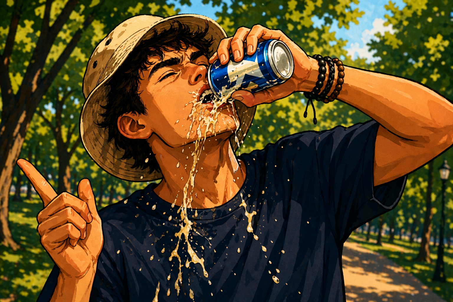 Anytimer weigeren cartoon